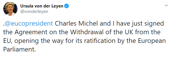 Британия и ЕС подписали соглашение о Brexit